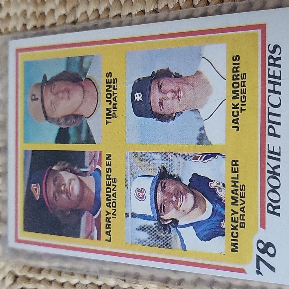 1978 rookie pitchers baseball card